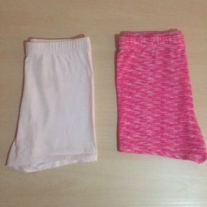 Kids under dress shorts.